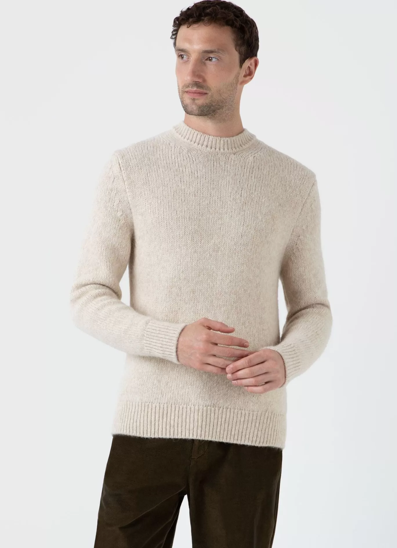 Online Alpaca Wool Jumper Men Knitwear