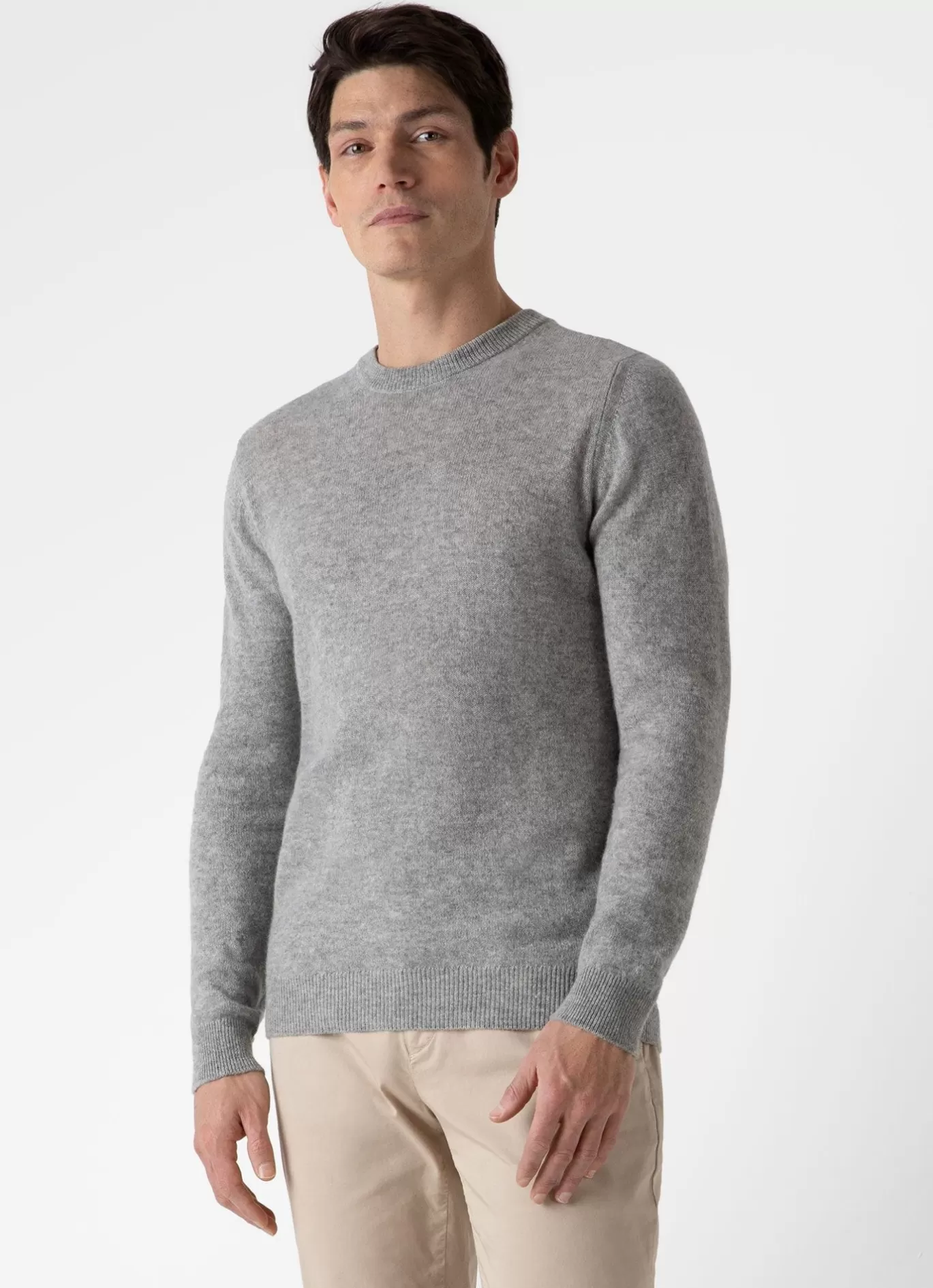 Discount Cashmere Crew Neck Jumper Men Knitwear