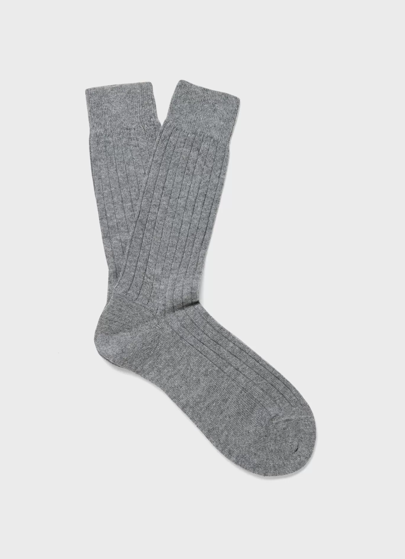 Shop Cashmere Ribbed Socks Men Socks