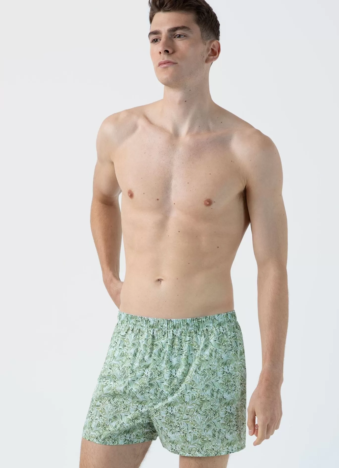 Discount Classic Boxer Shorts In Liberty Fabric Men Boxer Shorts