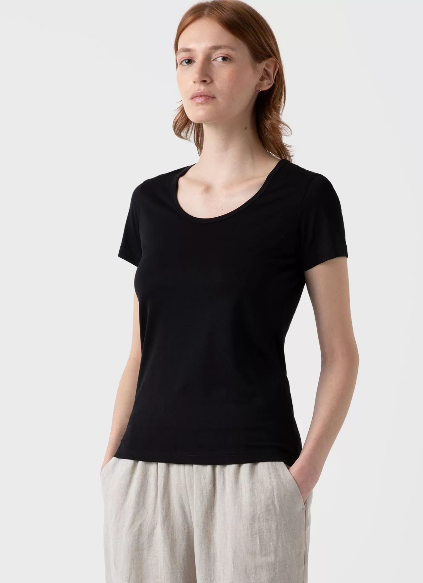 Sale Classic Scoop Neck T Shirt Women T-Shirts & Tops