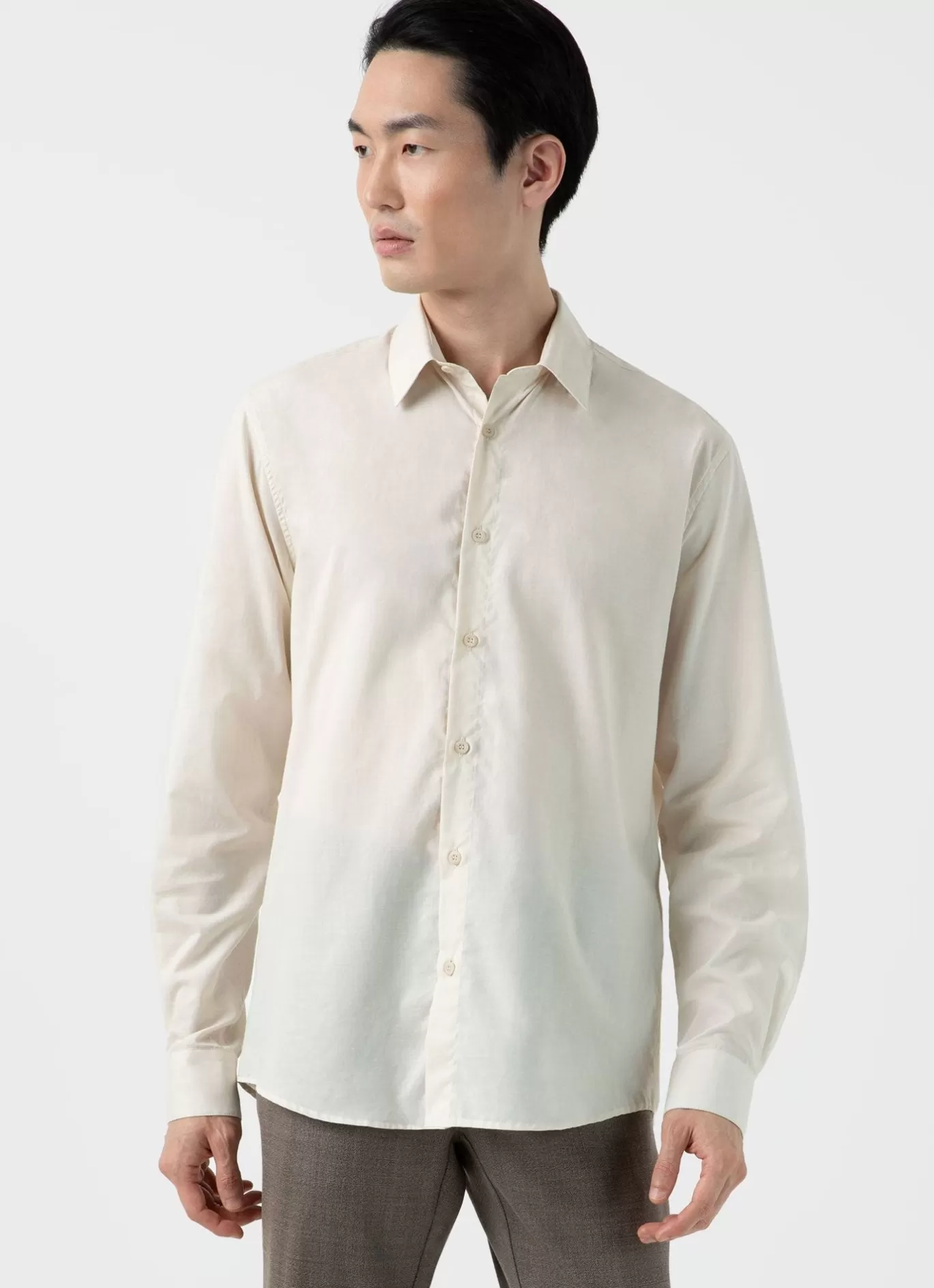 Shop Cotton Cashmere Shirt Men Shirts