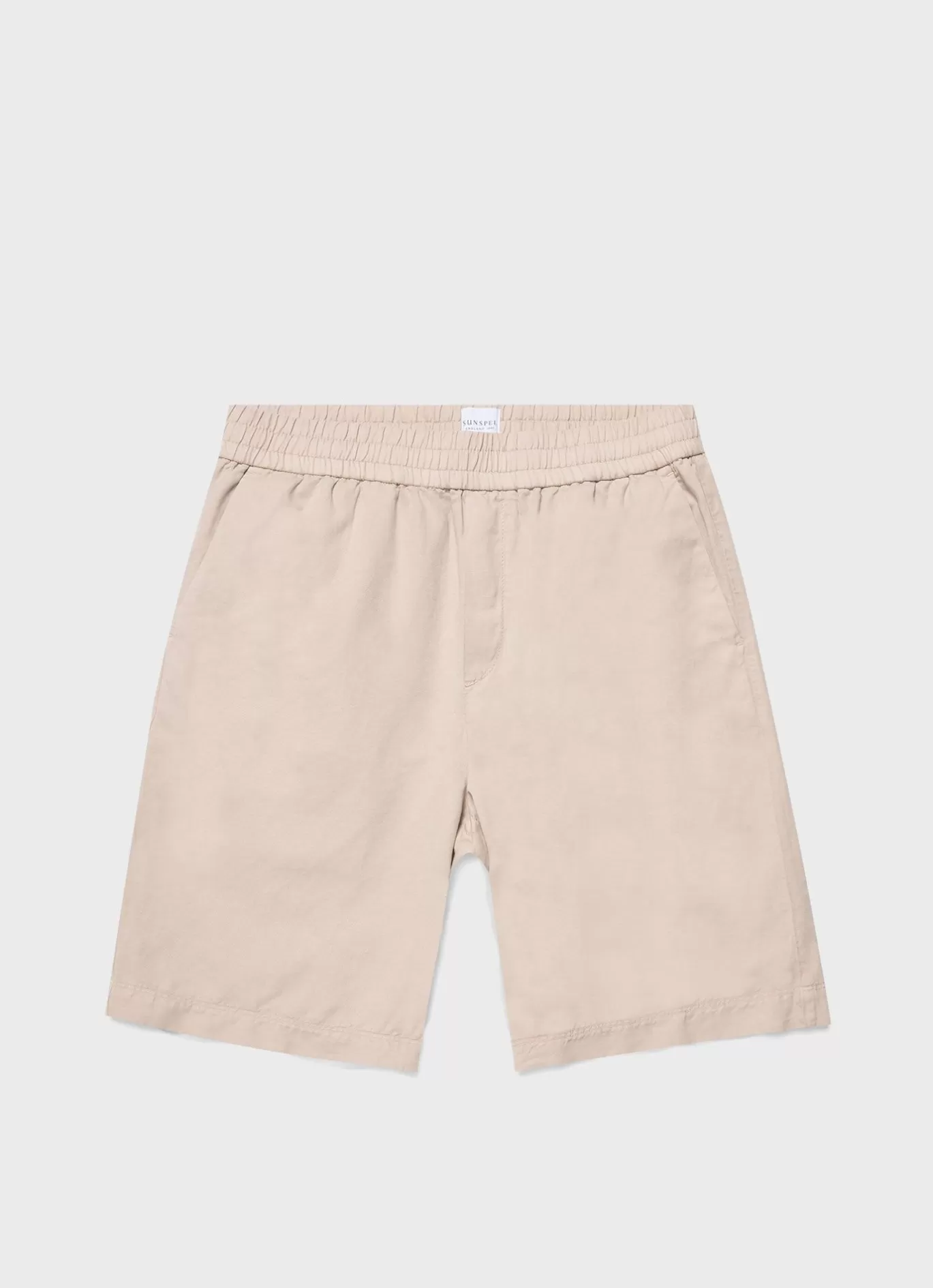 Outlet Cotton Linen Drawstring Shorts Men Shorts