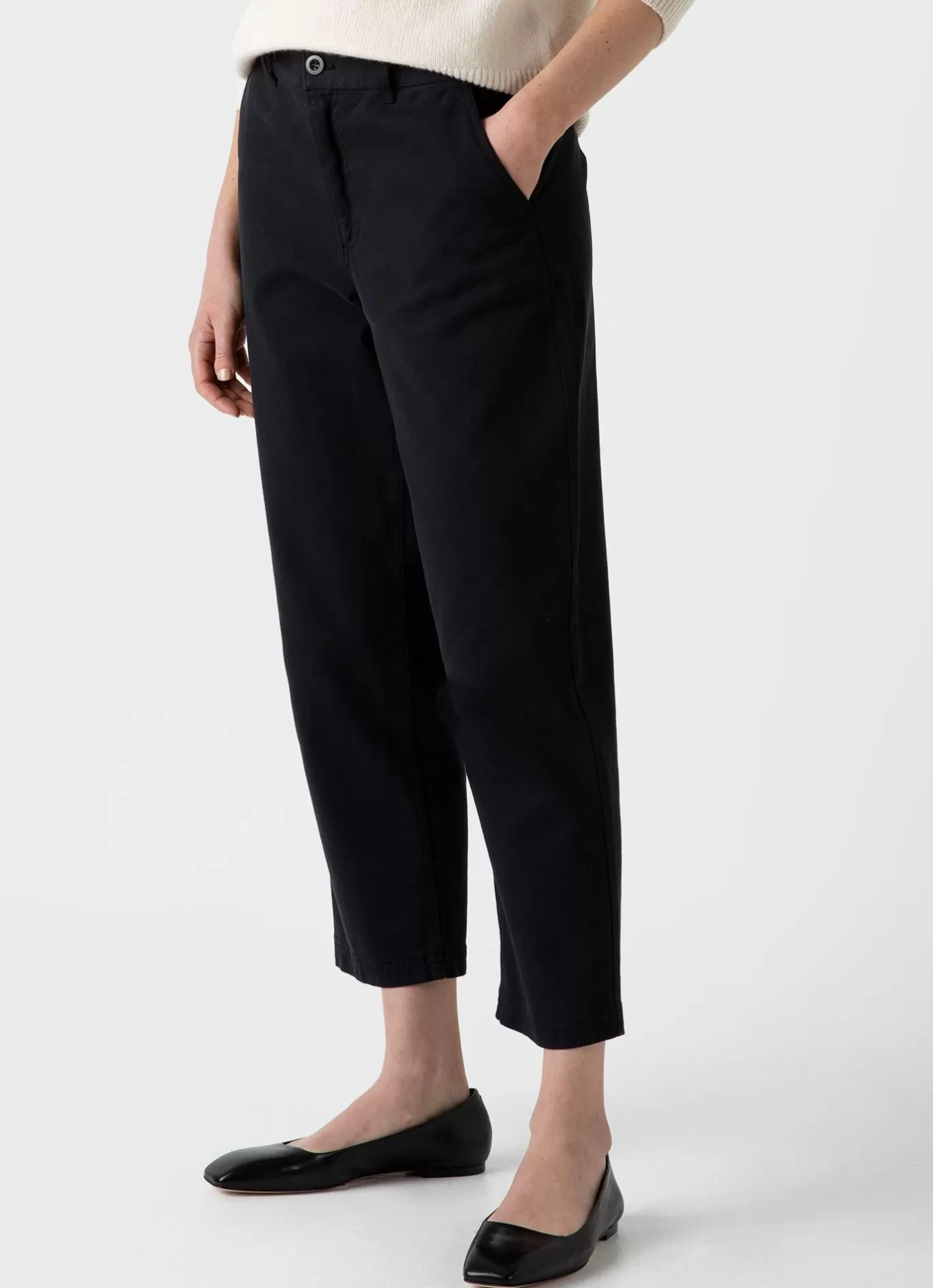 Shop Cotton Tapered Trouser Women Pants