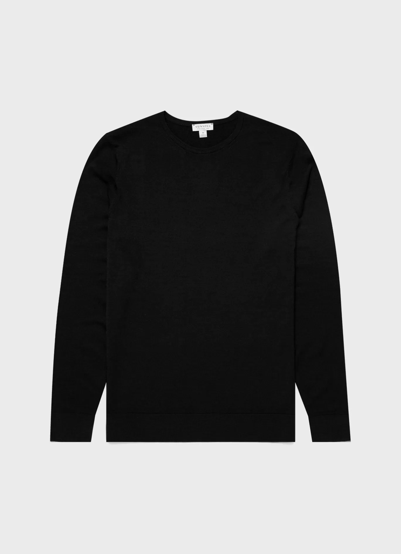 Online Extra Fine Merino Crew Neck Men Knitwear