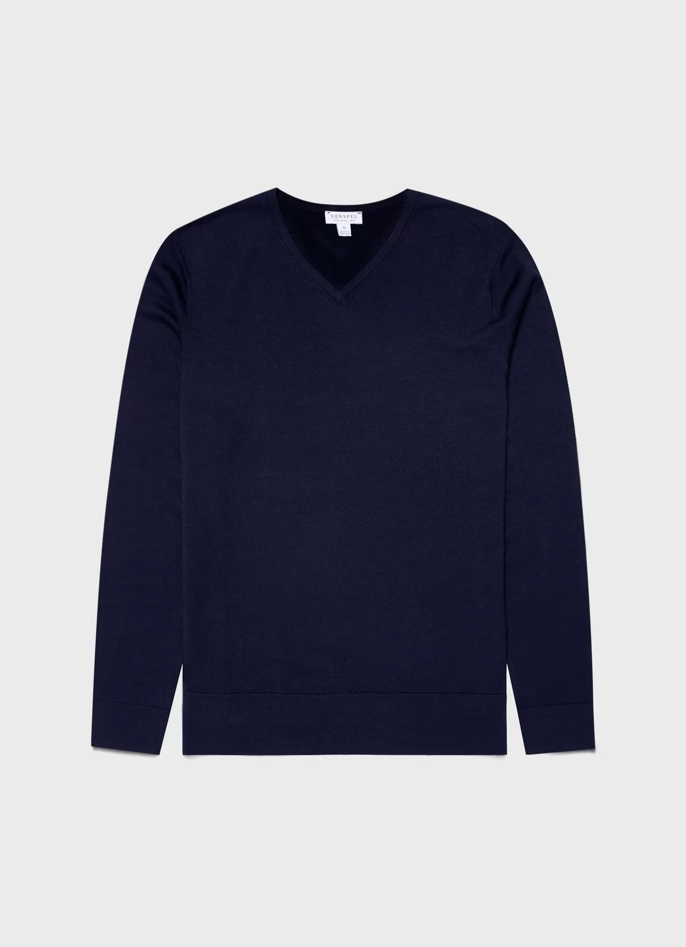 Online Extra Fine Merino V Neck Men Knitwear