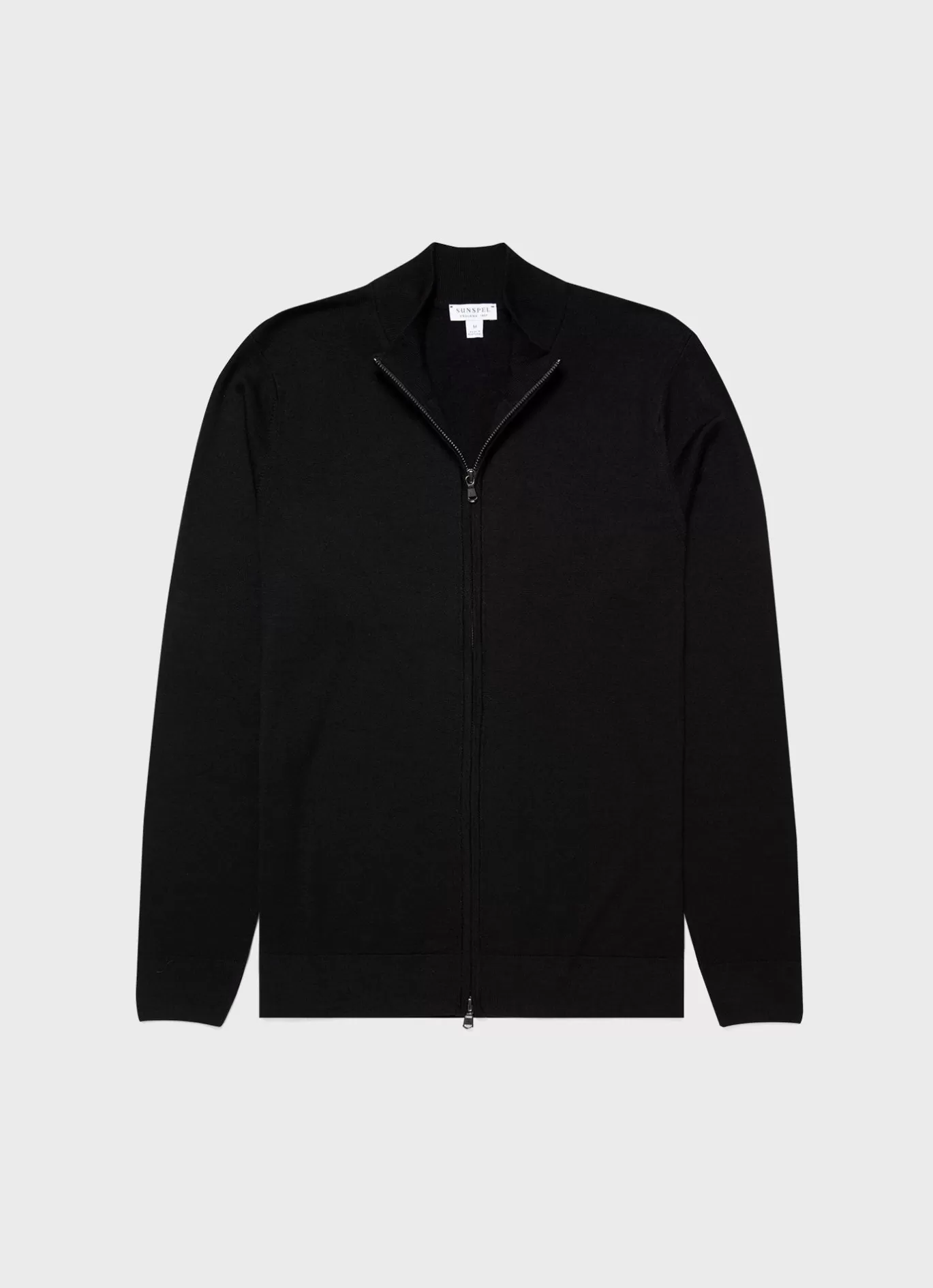 Online Extra Fine Merino Zip Cardigan Men Knitwear