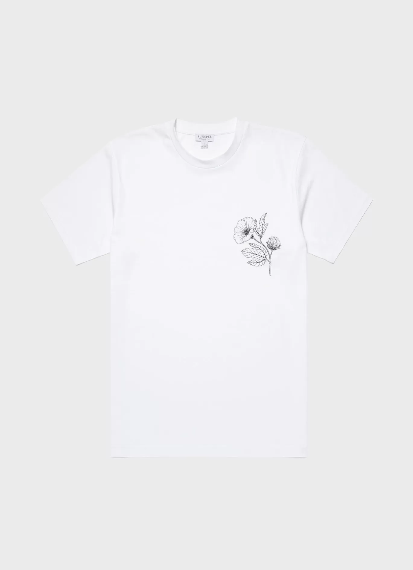 Sale Flower Print T Shirt Men T-Shirts