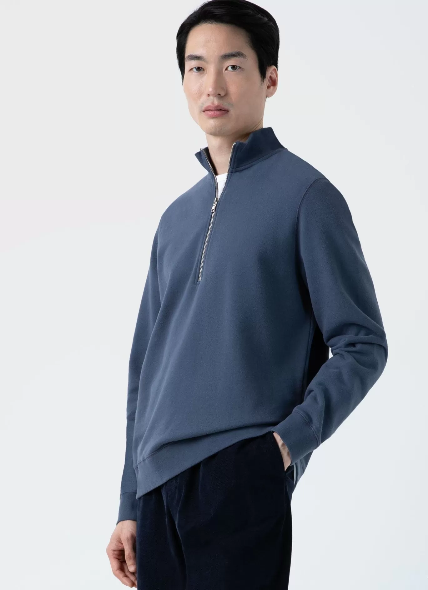 Clearance Half Zip Loopback Sweatshirt Men Sweatshirts & Sweatpants