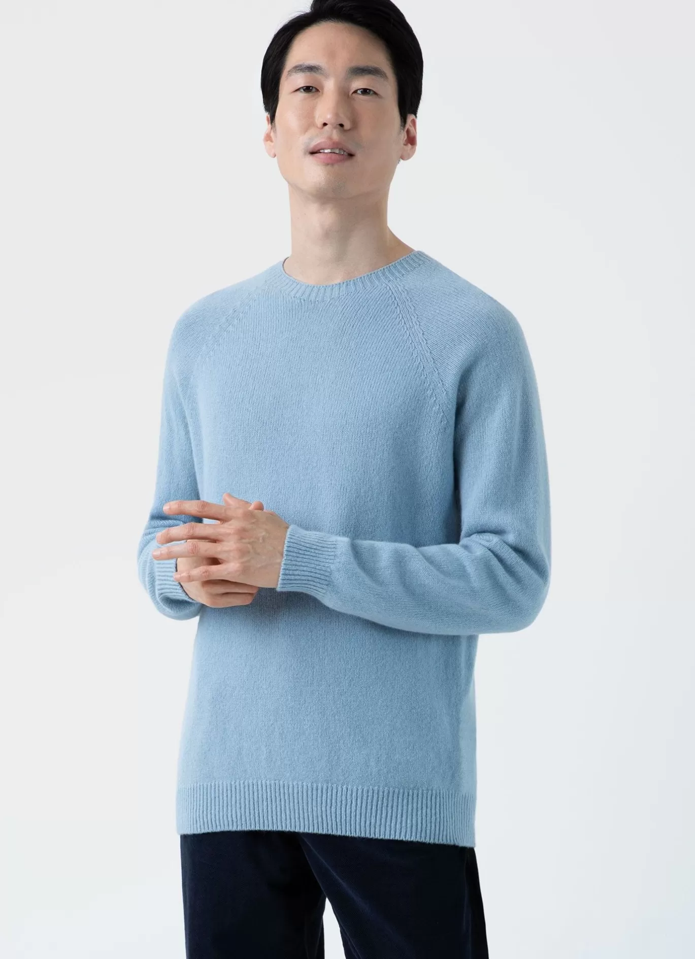 Cheap Lambswool Crew Neck Jumper Men Knitwear