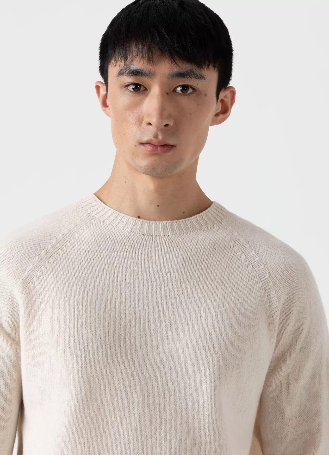 Discount Lambswool Crew Neck Jumper Men Knitwear