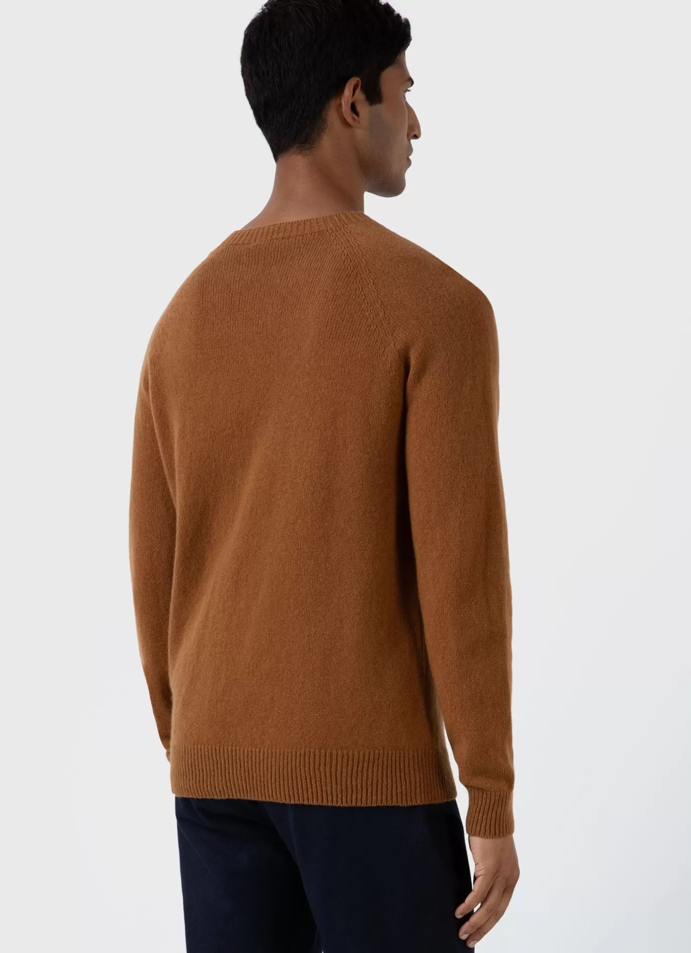 Shop Lambswool Crew Neck Jumper Men Knitwear