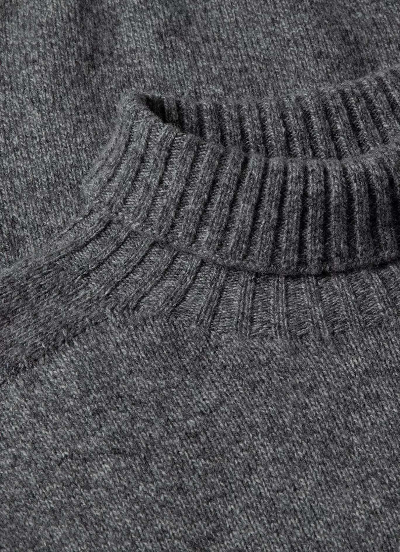 New Lambswool Roll Neck Men Knitwear