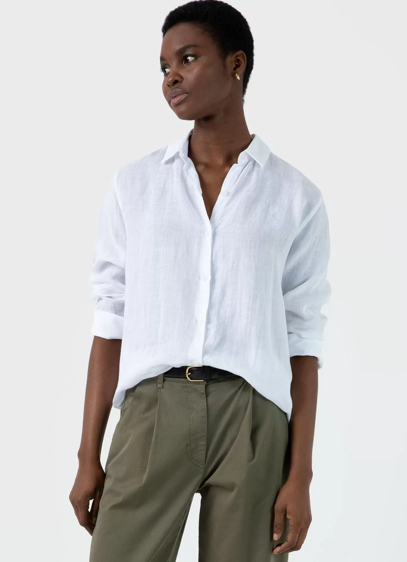 Cheap Linen Shirt Women Shirts & Blouses