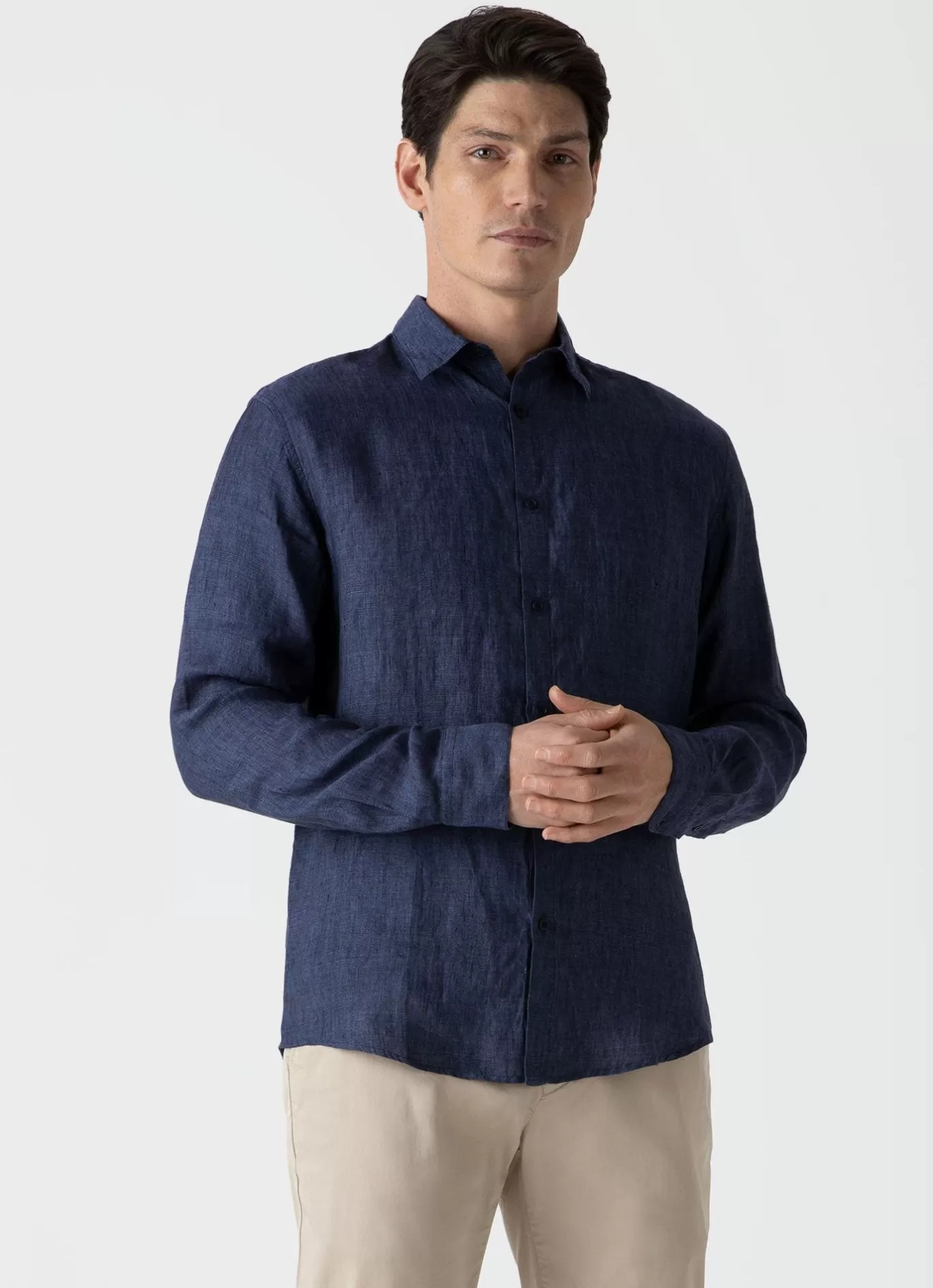 Flash Sale Linen Shirt Men Shirts