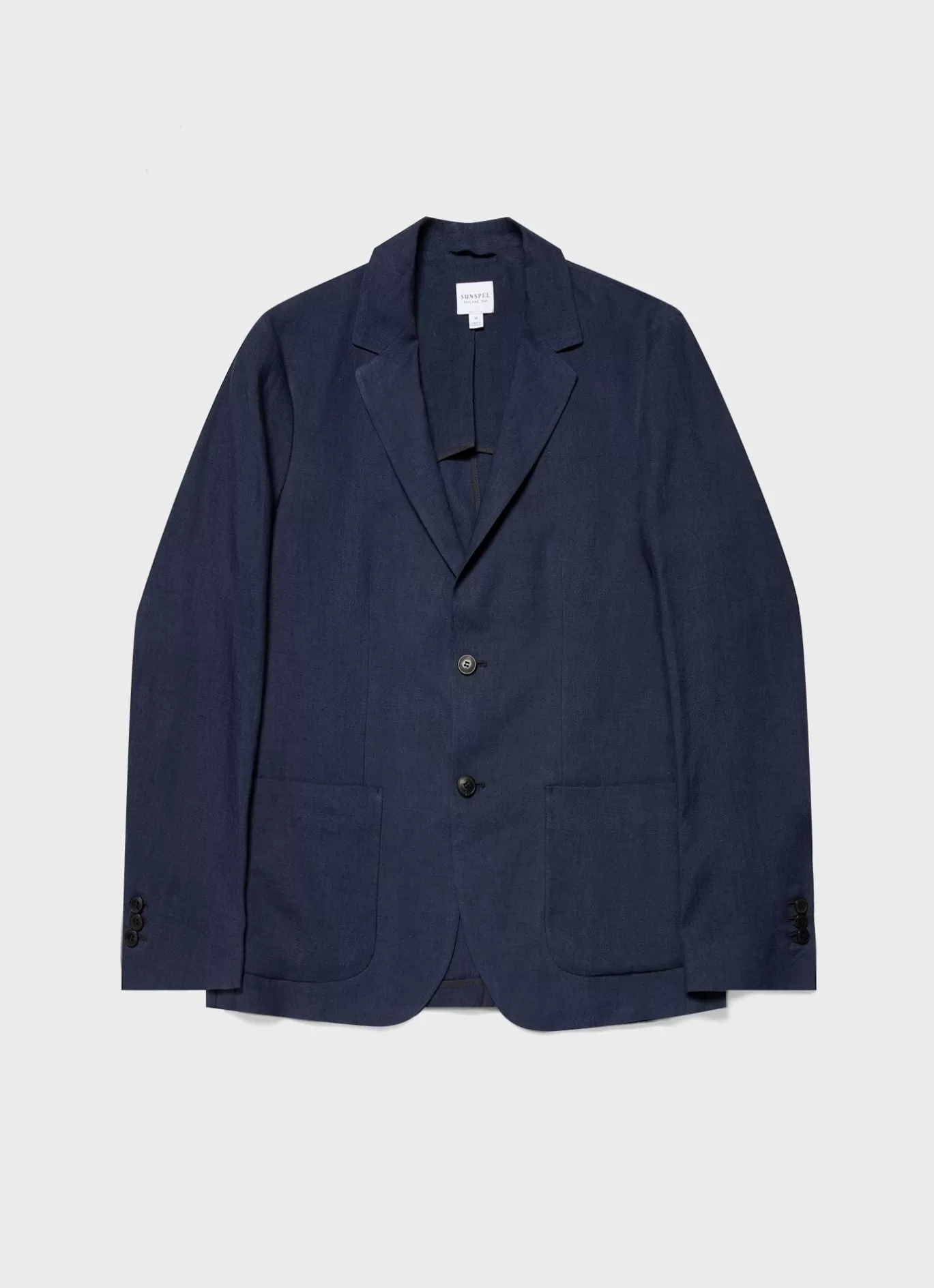 Sale Linen Unstructured Blazer Men Jackets & Coats