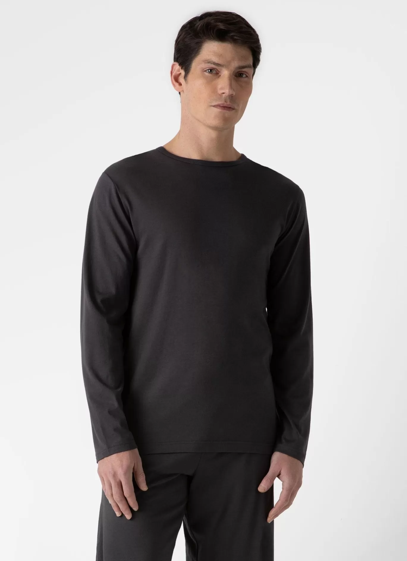 Best Long Sleeve Cotton Modal Lounge T Shirt Men Loungewear & Sleepwear