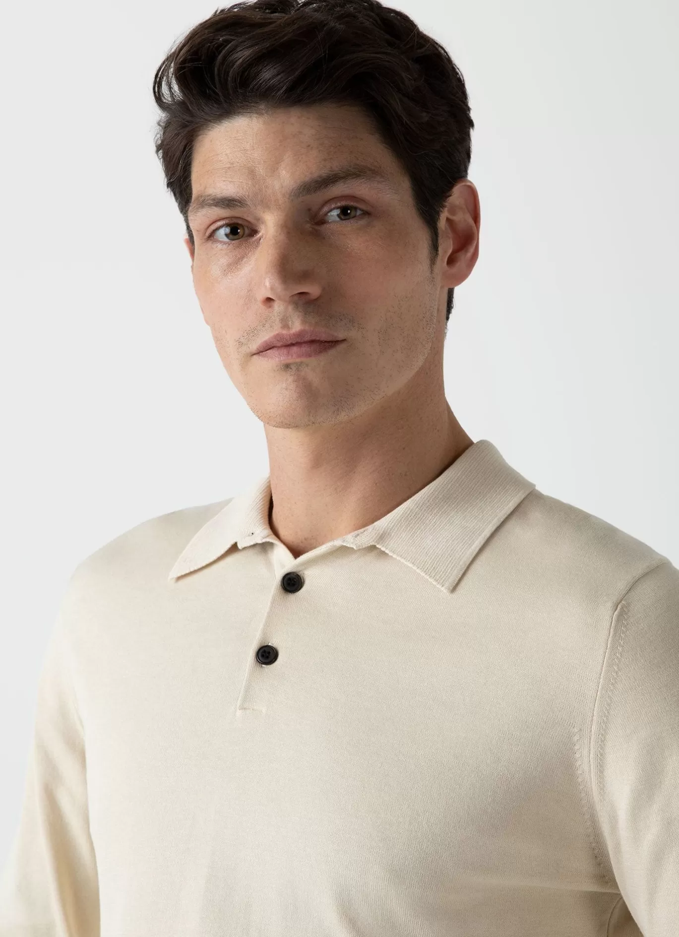 Clearance Long Sleeve Sea Island Cotton Polo Shirt Men Polo Shirts