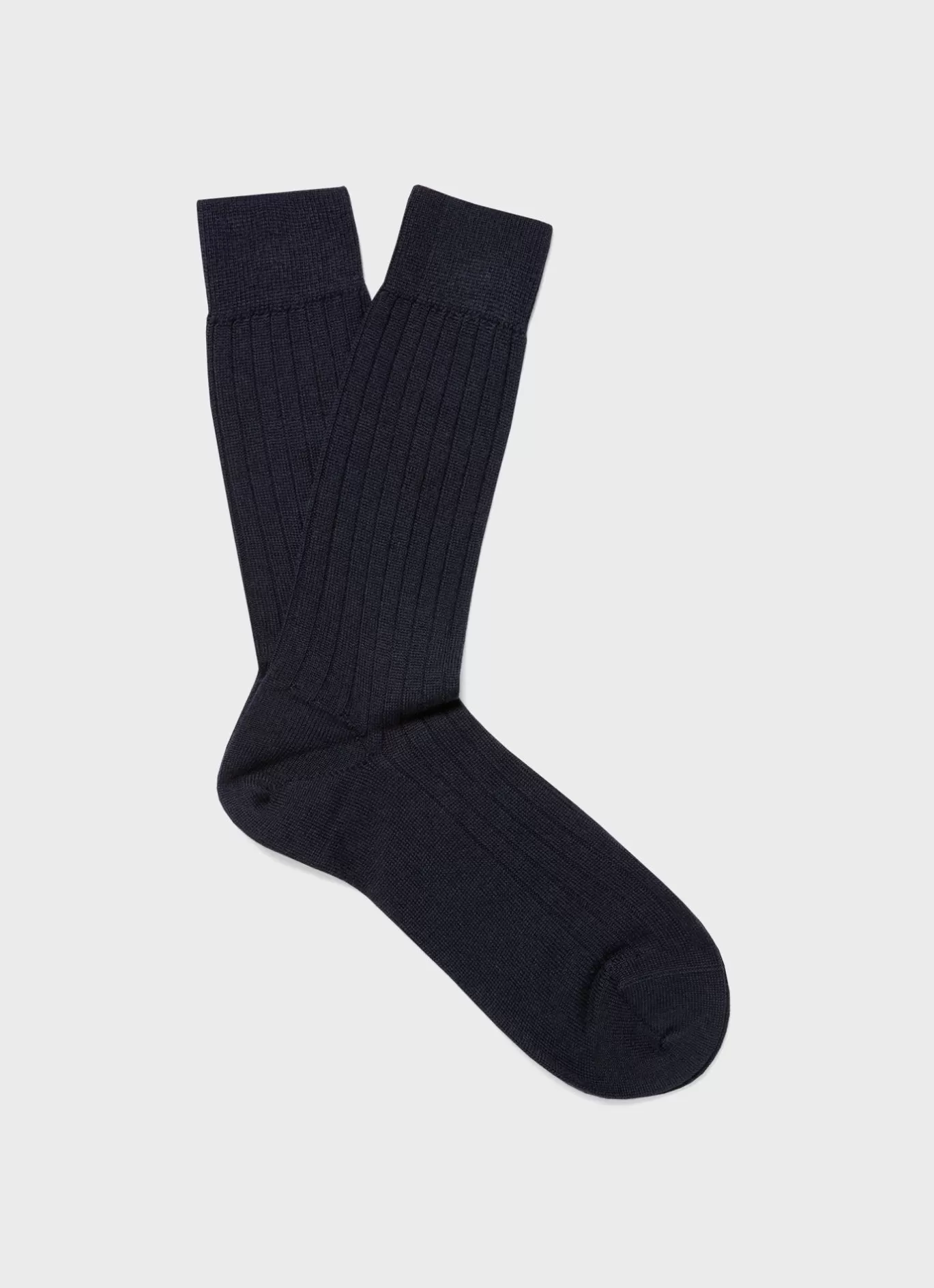 Online Merino Wool Ribbed Socks Men Socks