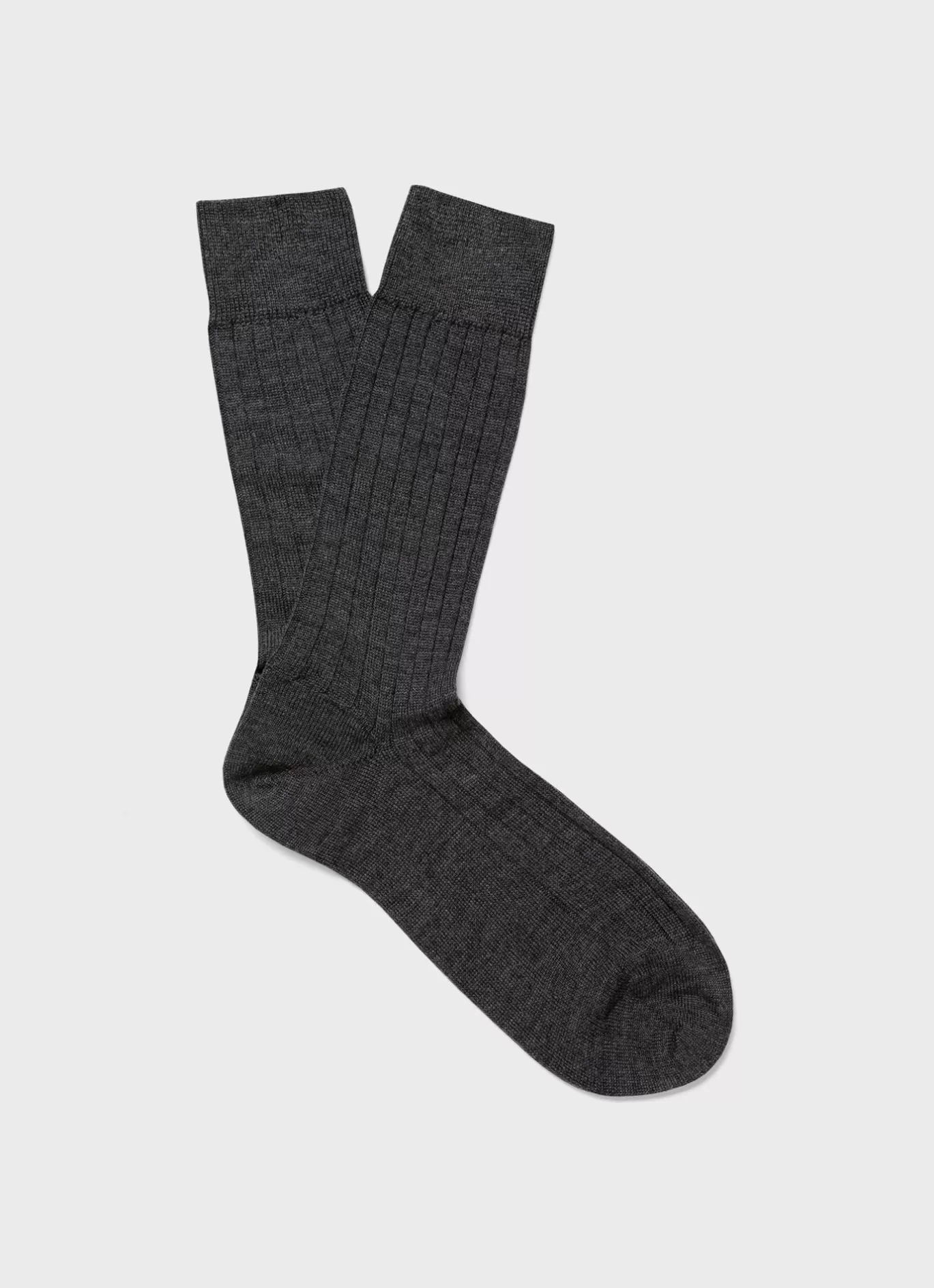 Shop Merino Wool Ribbed Socks Men Socks