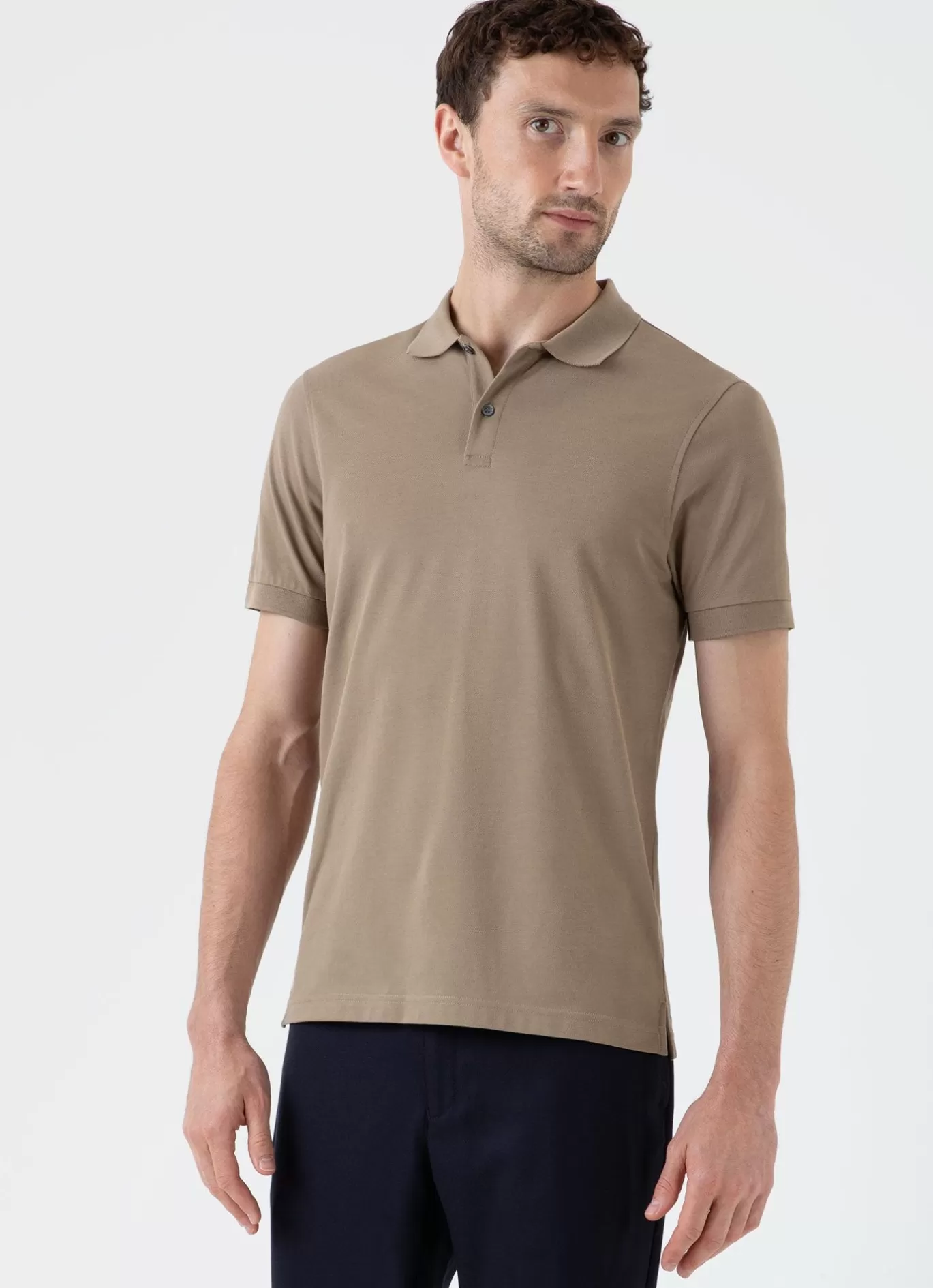 Online Pique Polo Shirt Men Polo Shirts