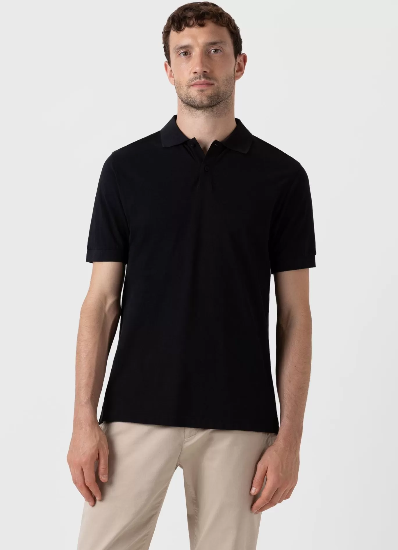 Online Pique Polo Shirt Men Polo Shirts