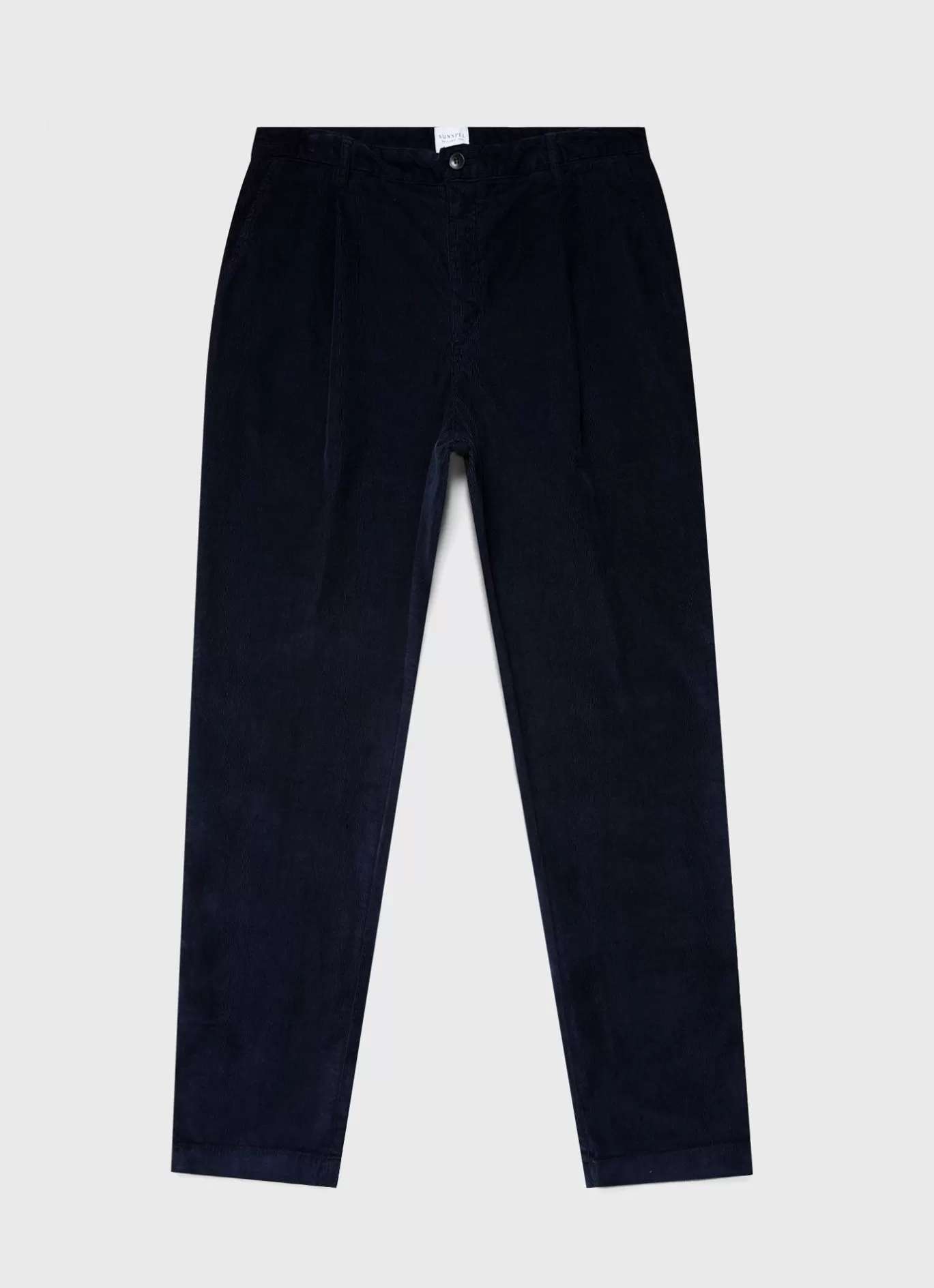 Discount Pleated Corduroy Trouser Men Pants