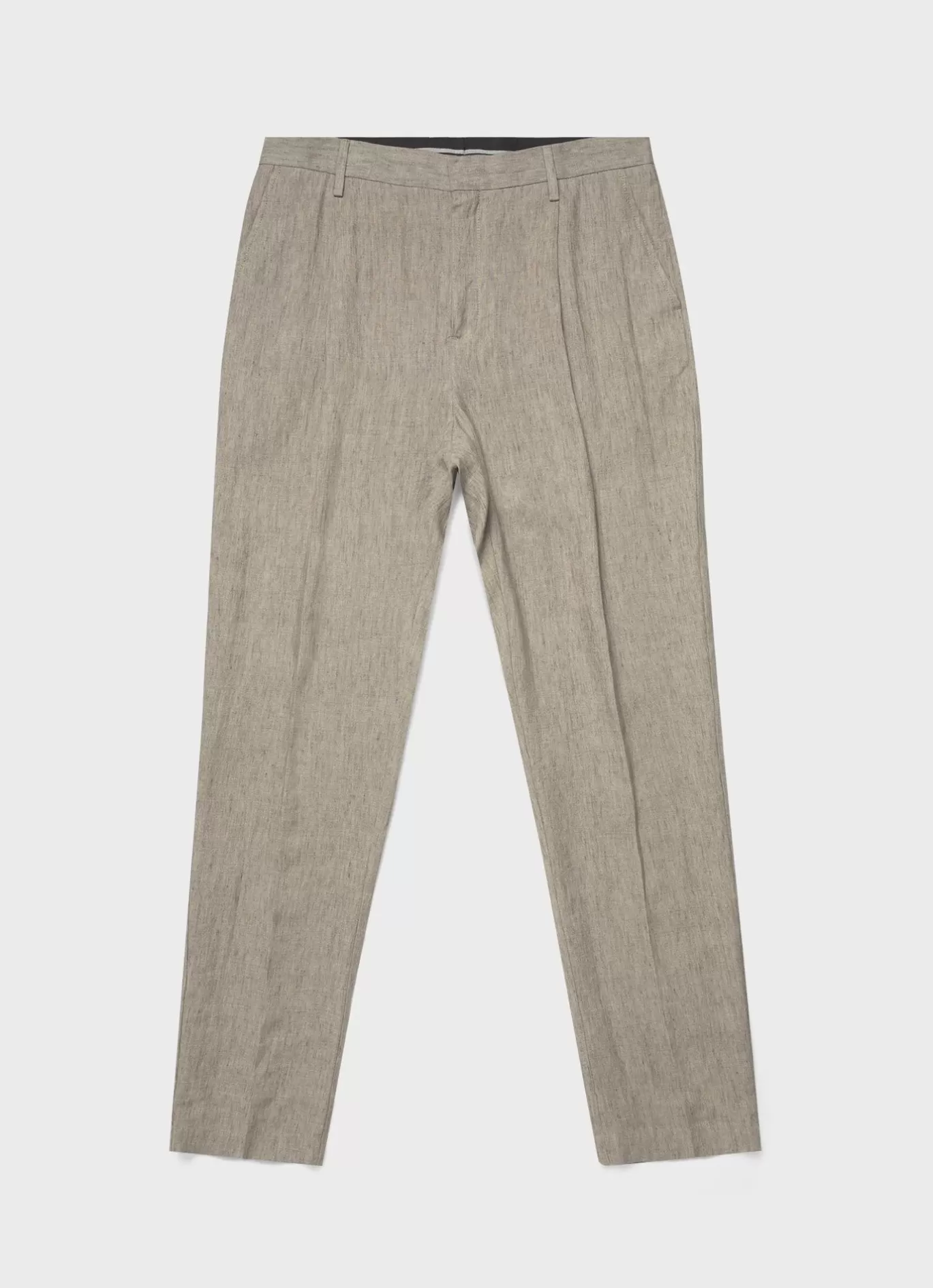 Flash Sale Pleated Linen Trouser Men Pants