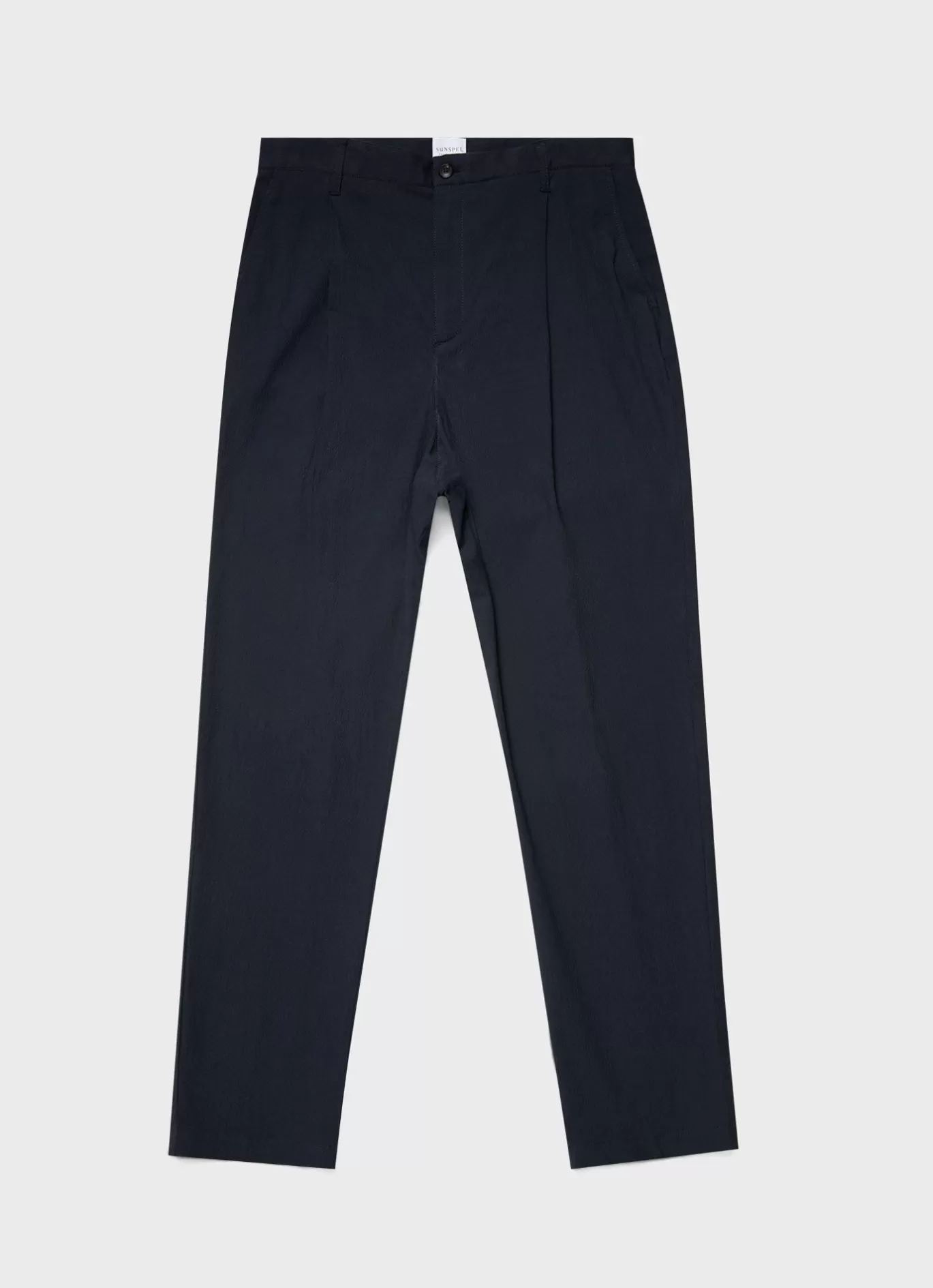 Cheap Pleated Seersucker Trouser Men Pants