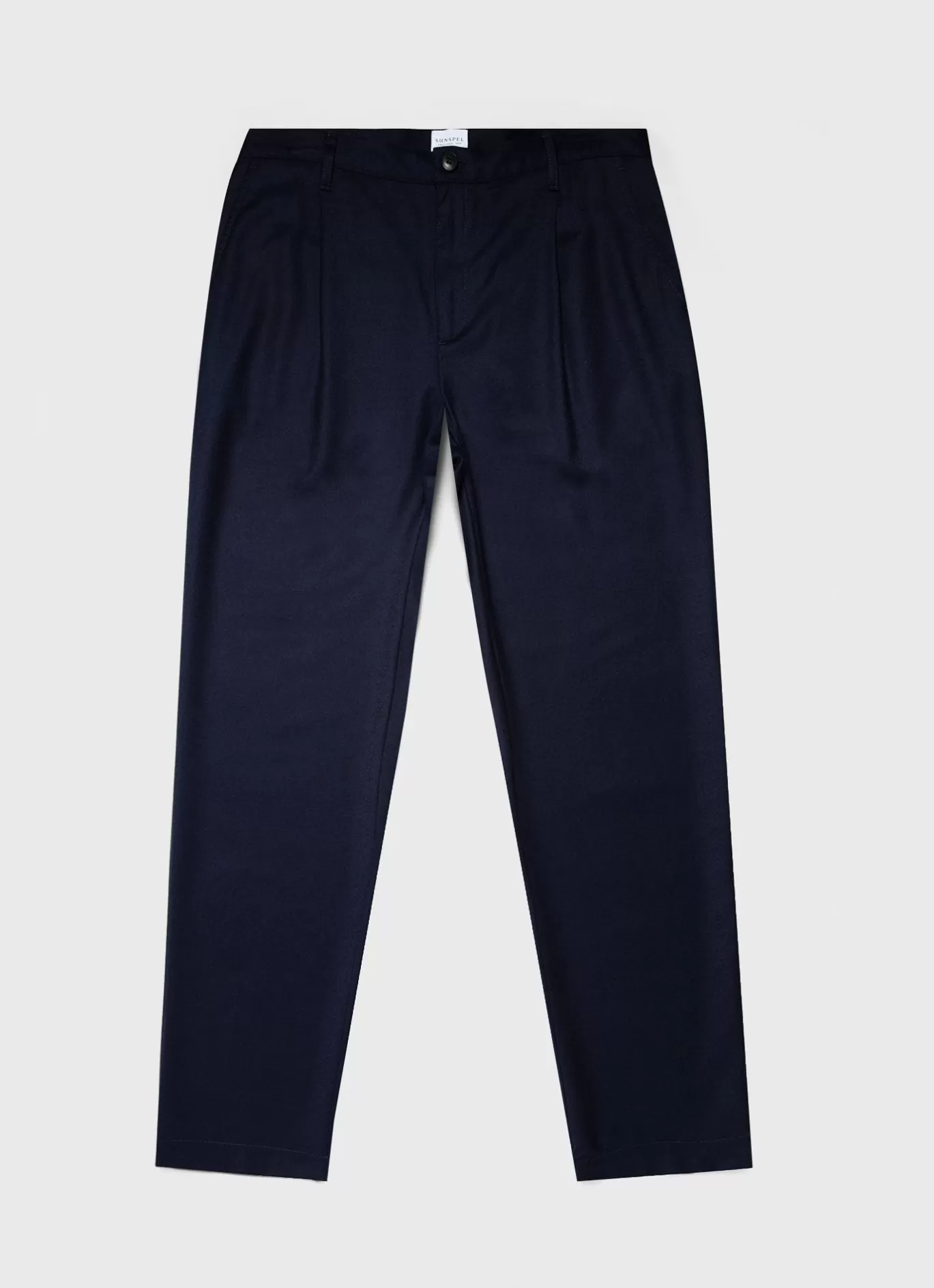 New Pleated Wool Flannel Trouser Men Pants