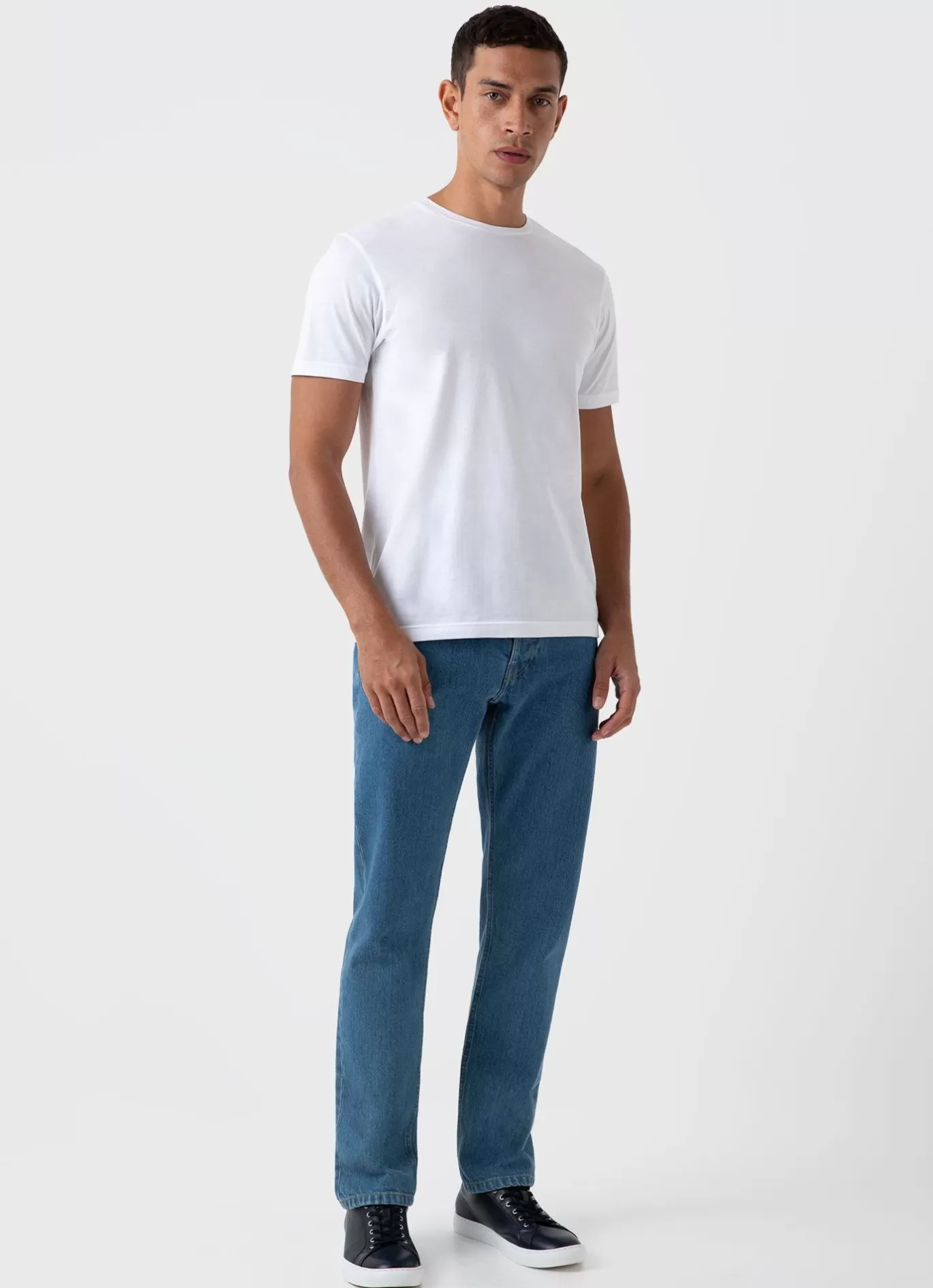 Fashion Regular Fit Jeans Men Pants