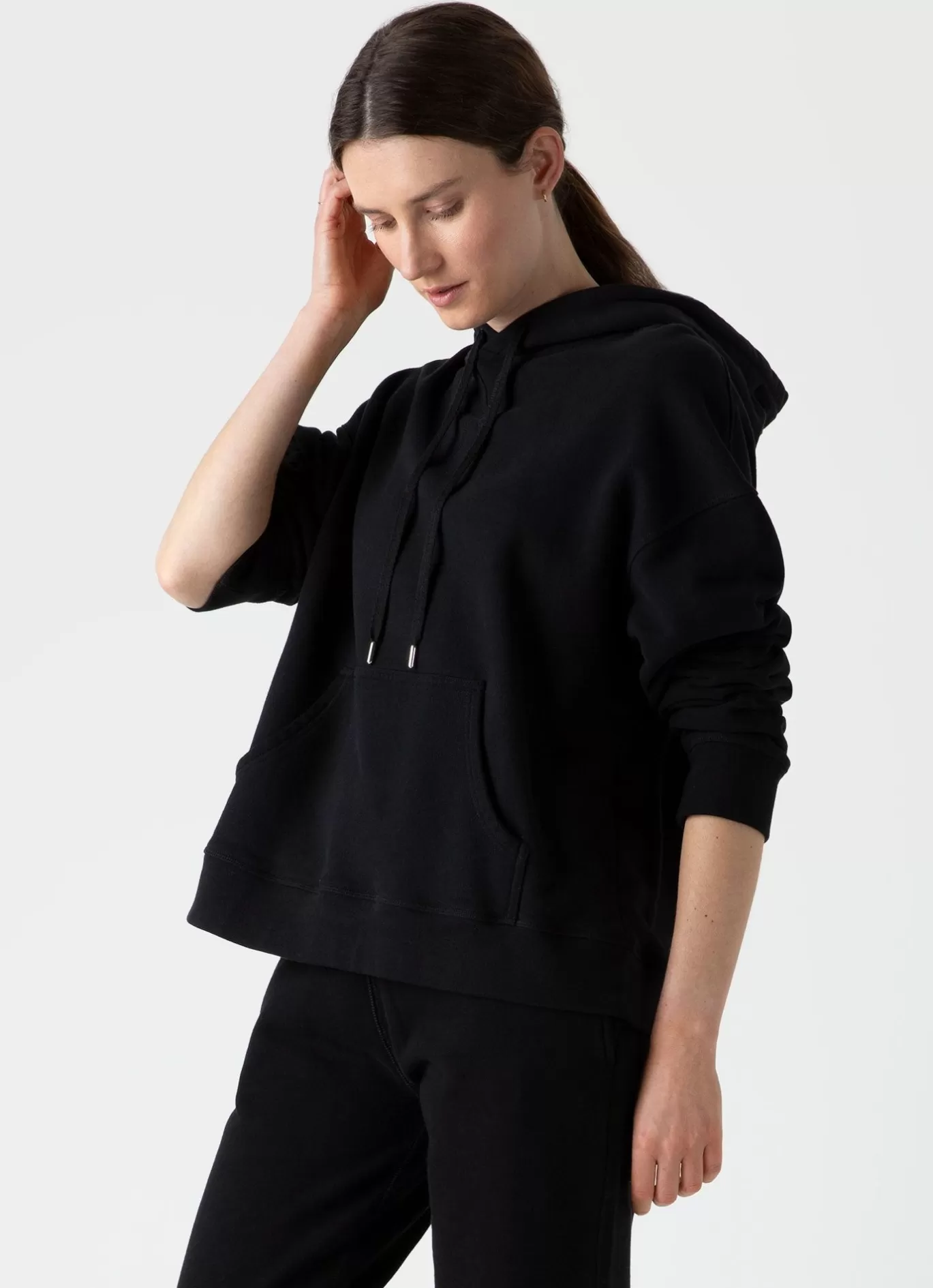 Store Relaxed Loopback Hoodie Women Loungewear & Sleepwear