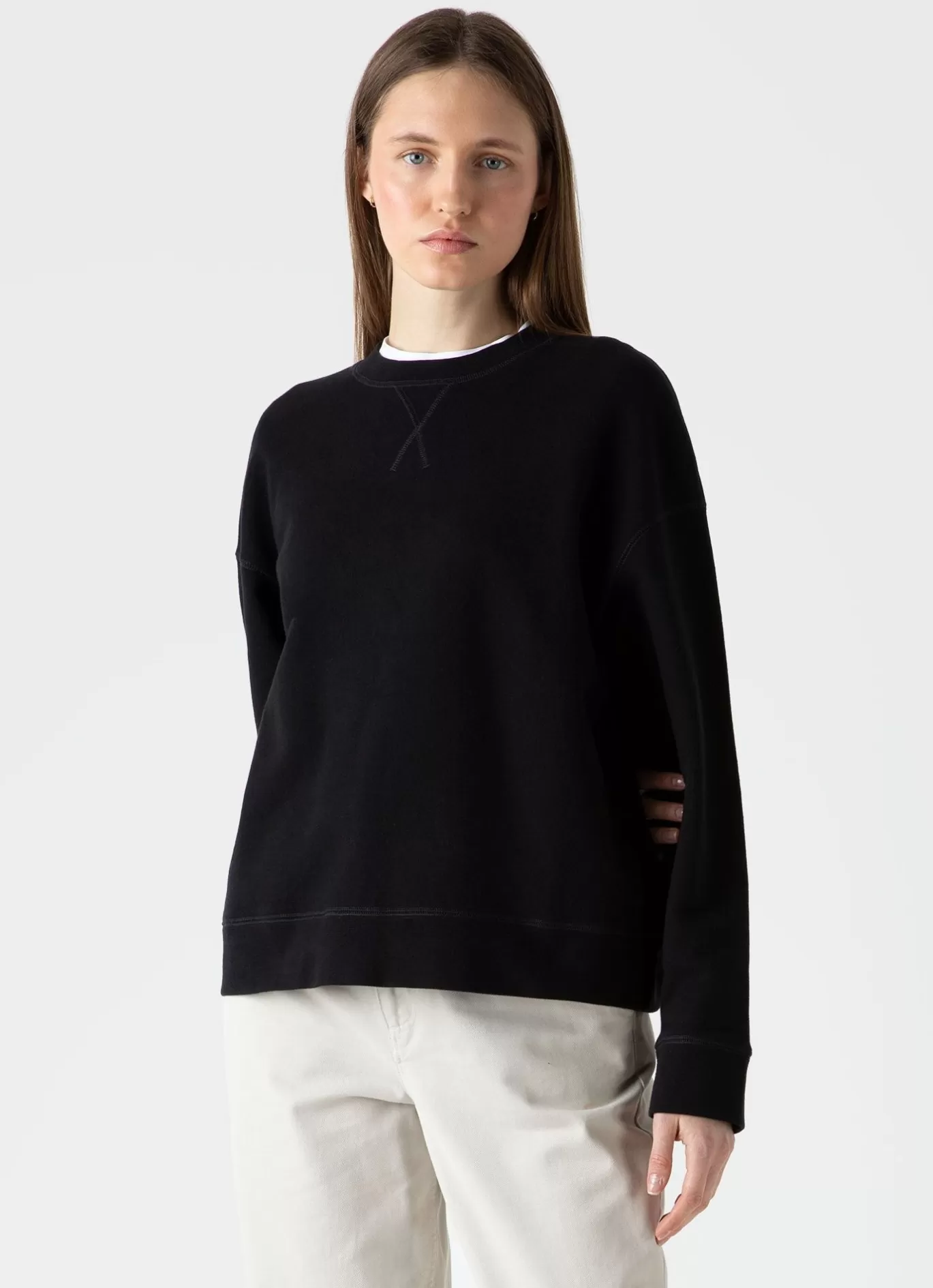 Best Relaxed Loopback Sweatshirt Women Loungewear & Sleepwear