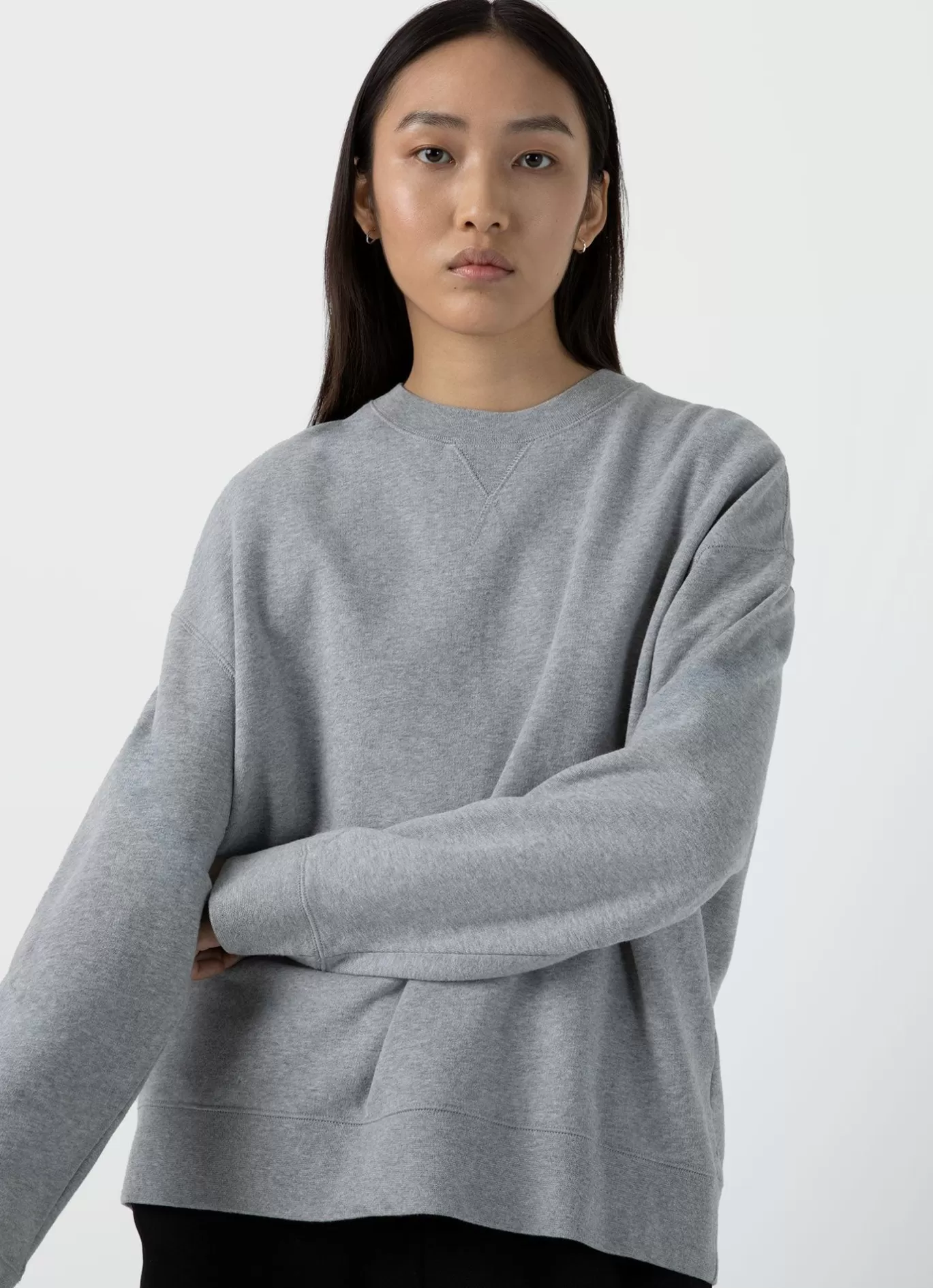 Fashion Relaxed Loopback Sweatshirt Women Loungewear & Sleepwear