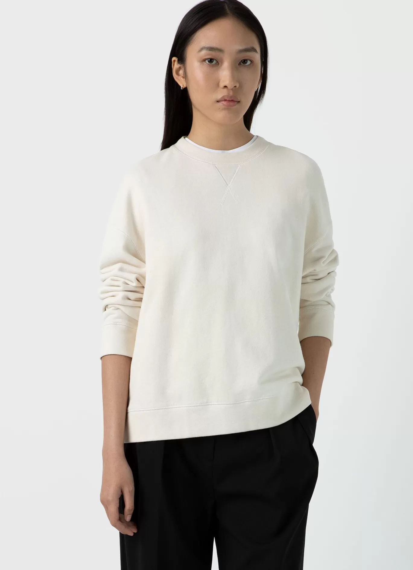 Sale Relaxed Loopback Sweatshirt Women Loungewear & Sleepwear