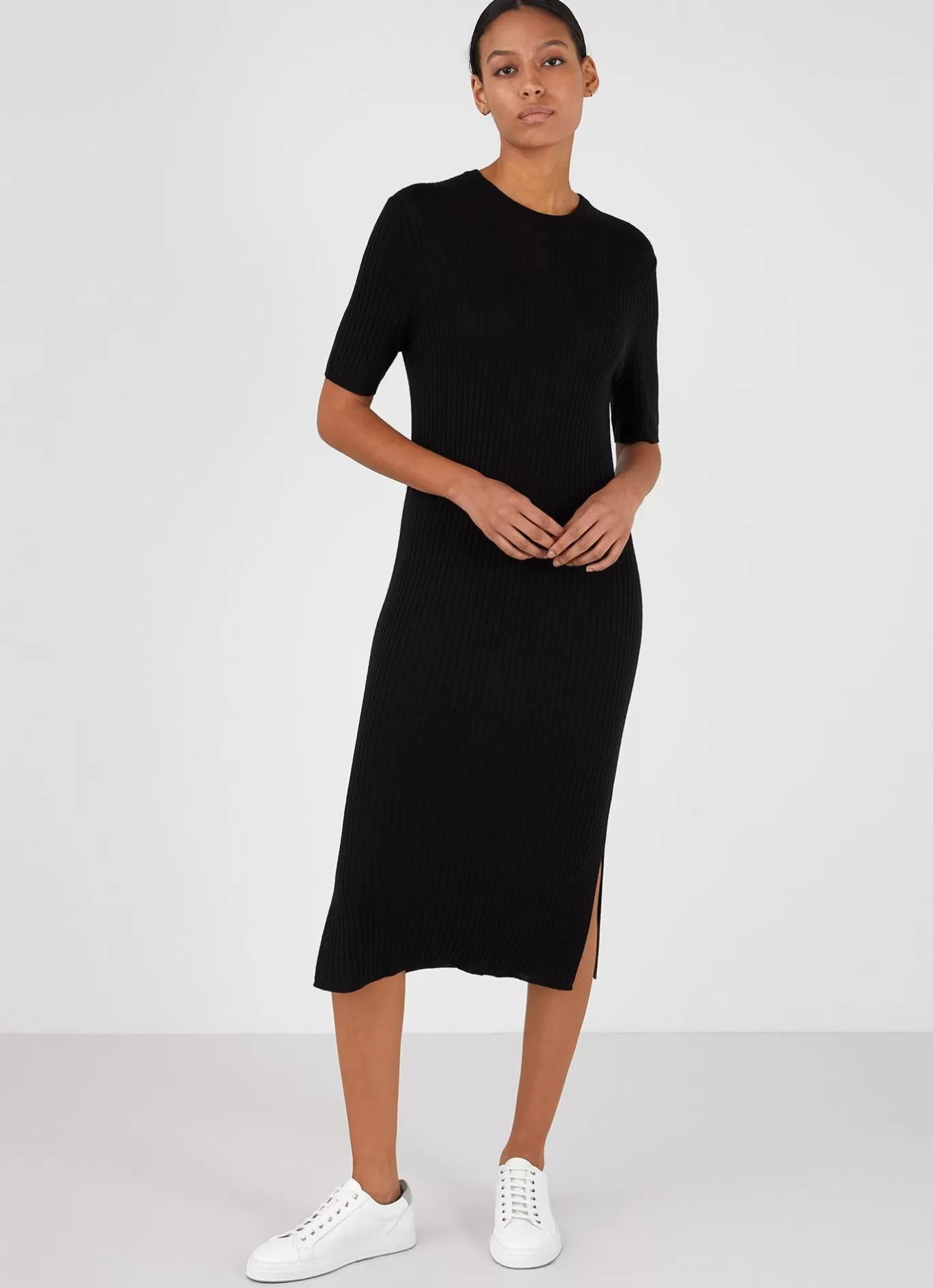 New Rib Crew Dress Women Dresses & Skirts