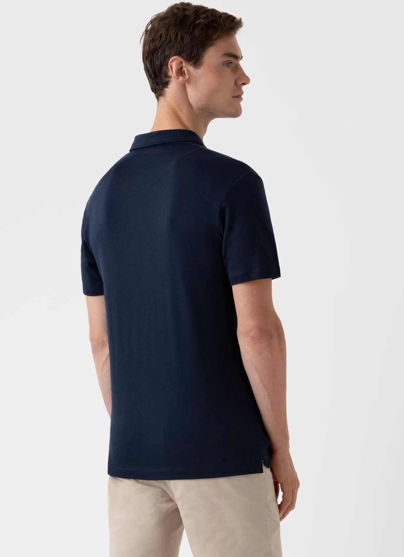 Flash Sale Sea Island Cotton Riviera Polo Shirt Men Polo Shirts