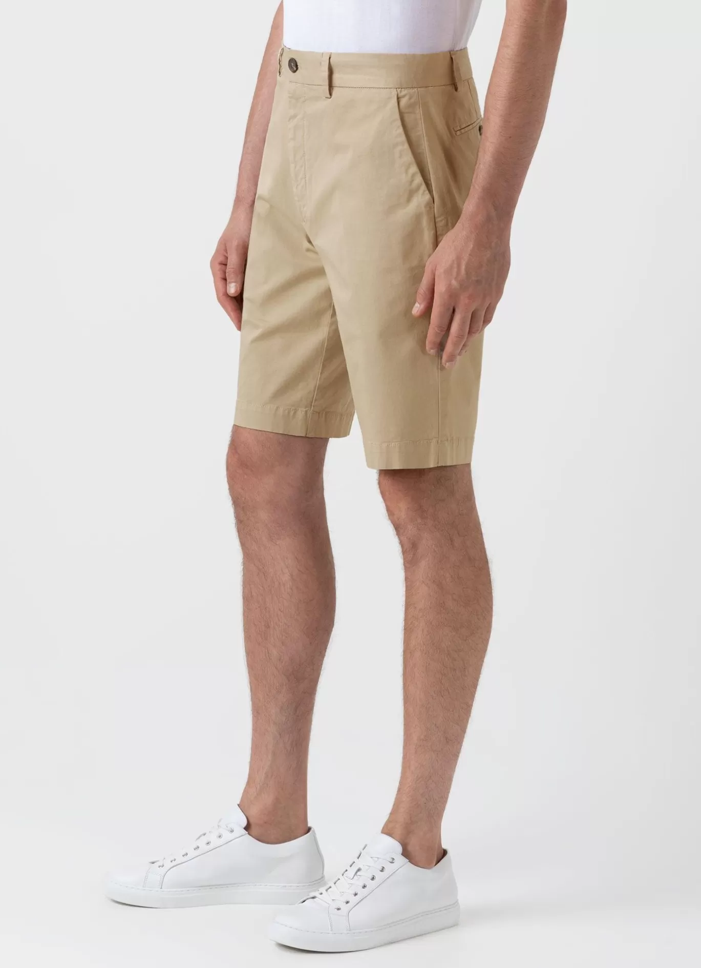 Cheap Stretch Cotton Twill Chino Shorts Men Shorts