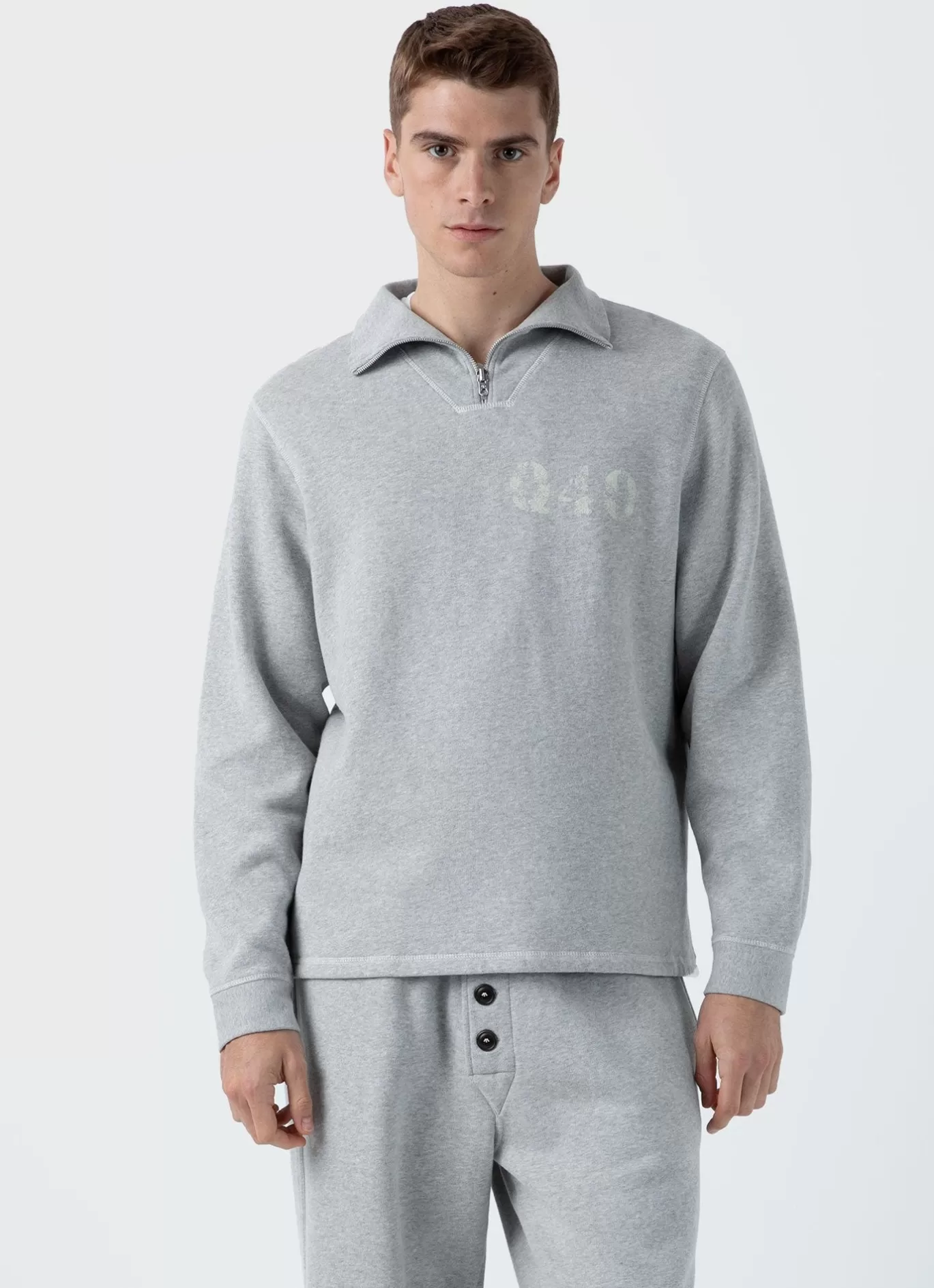 Fashion X Nigel Cabourn Half Zip Sweatshirt Men Sweatshirts & Sweatpants