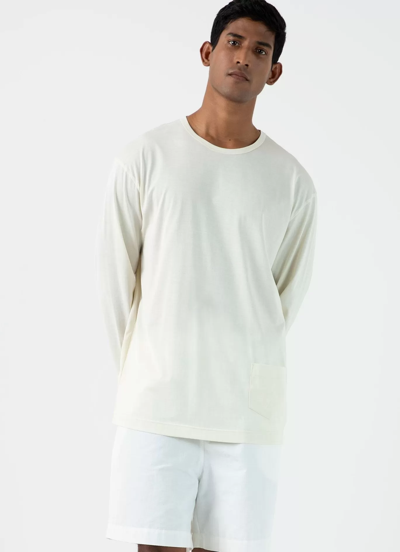 Clearance X Nigel Cabourn Long Sleeve T Shirt Men T-Shirts