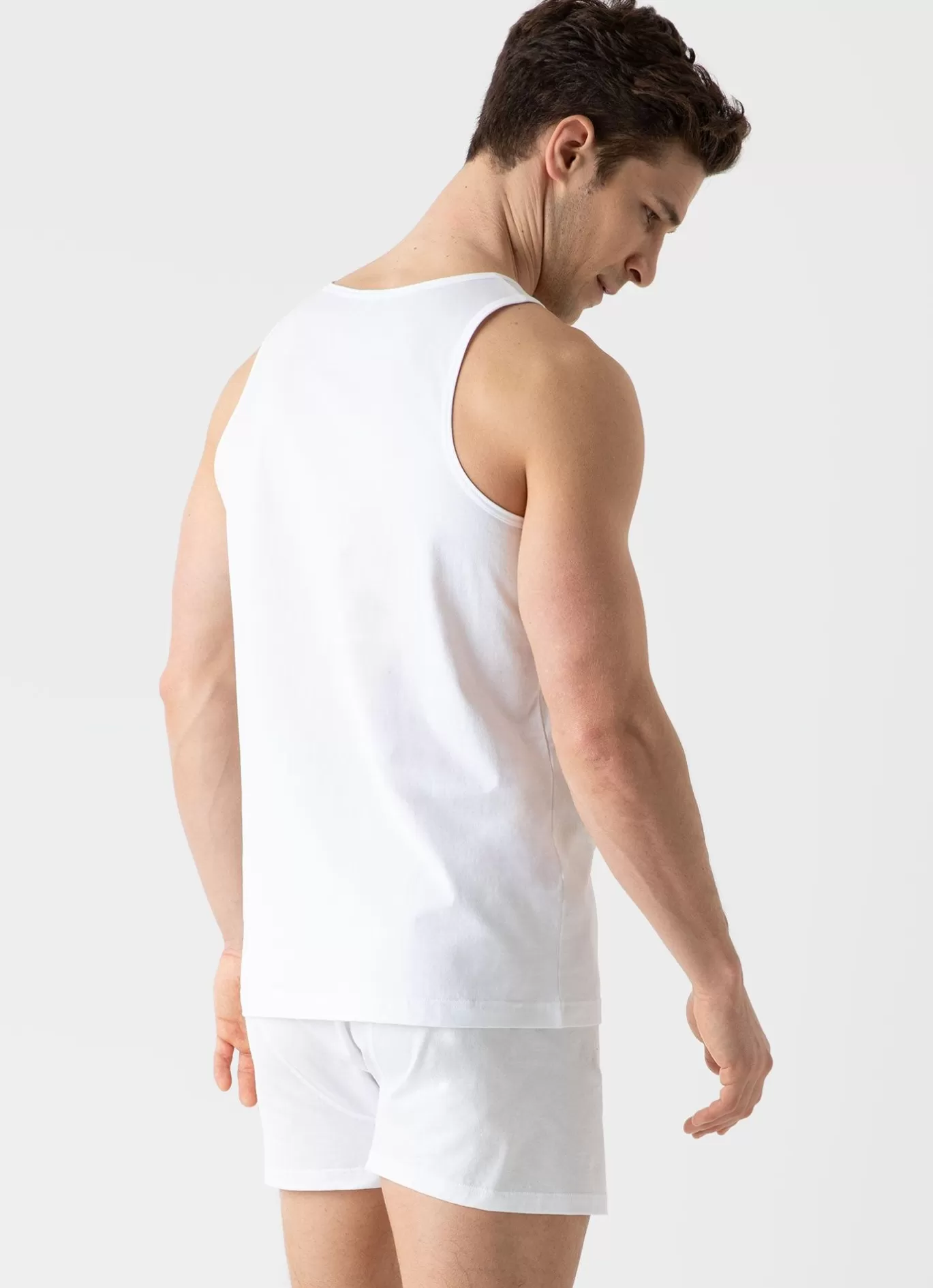 Hot Superfine Cotton Underwear Vest Men Underwear Tops