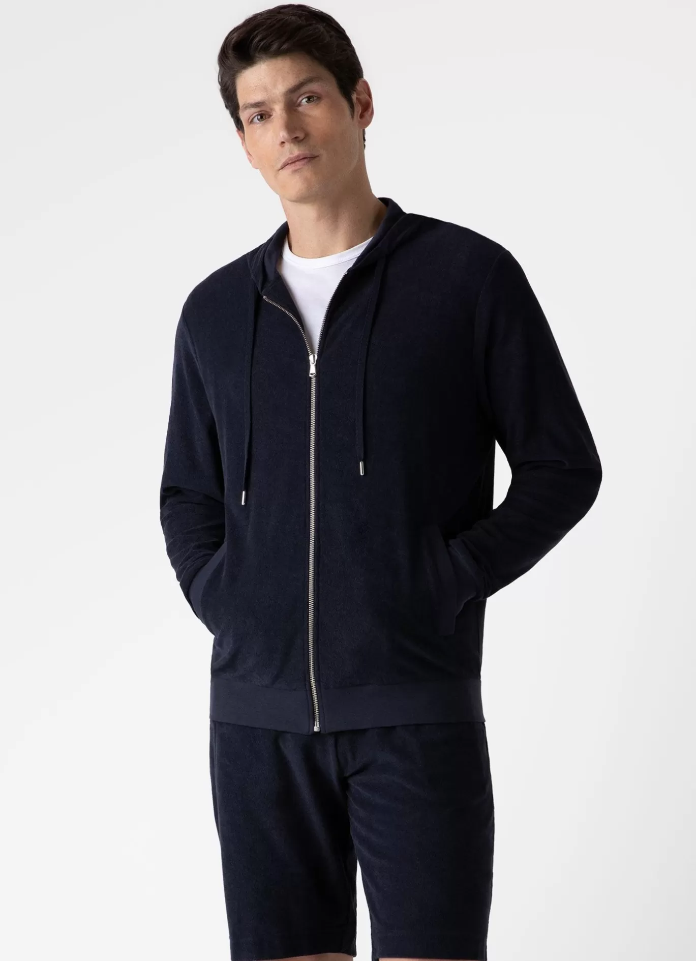 Shop Towelling Hoodie Men Loungewear & Sleepwear