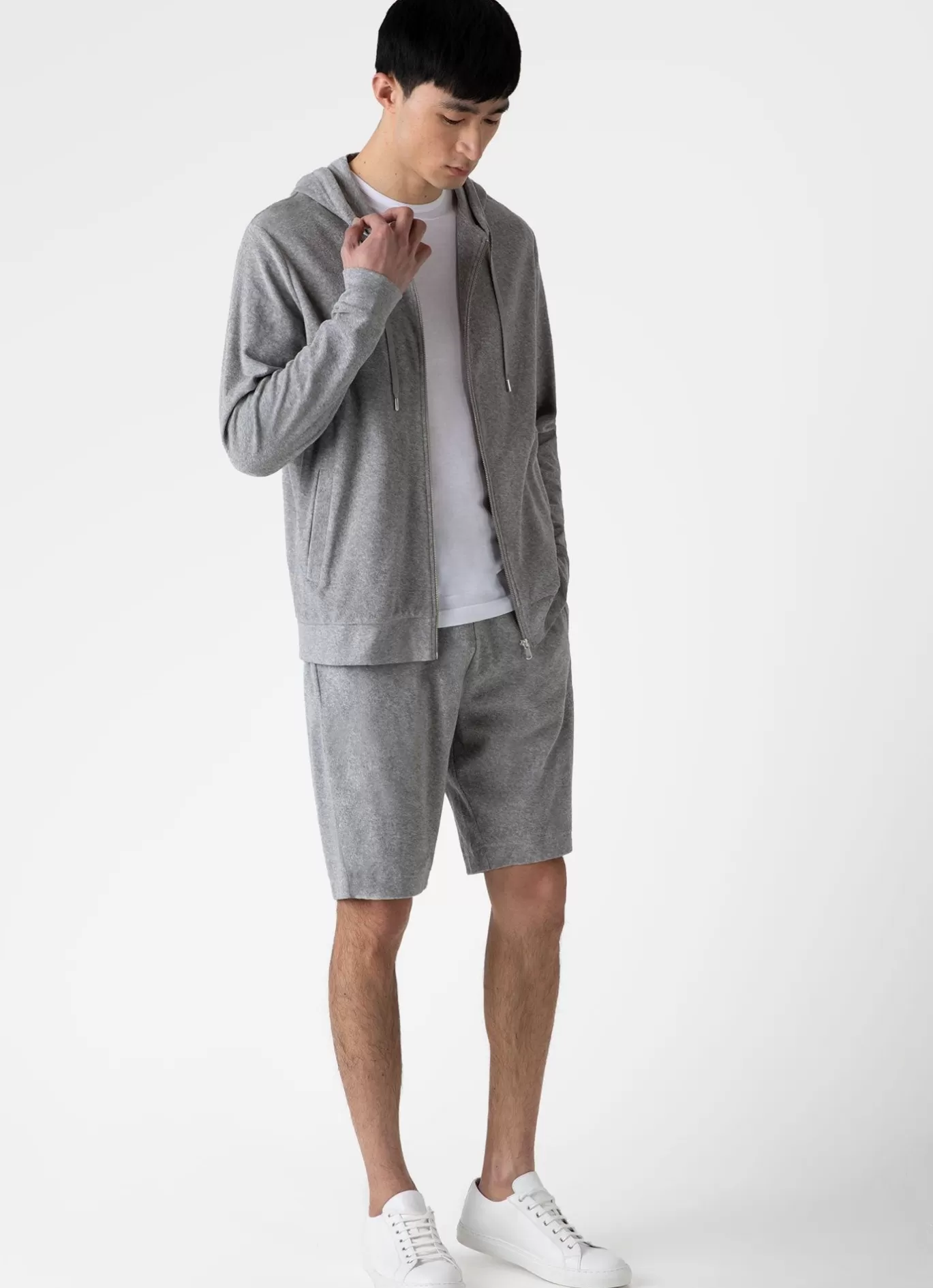 Cheap Towelling Hoodie Men Loungewear & Sleepwear